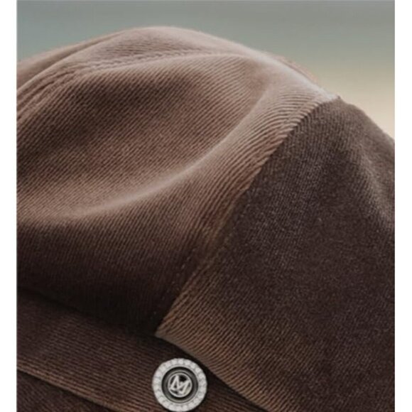 Women Newsboy Cap Polyester Vintage Style Short Brim Autumn Fashion